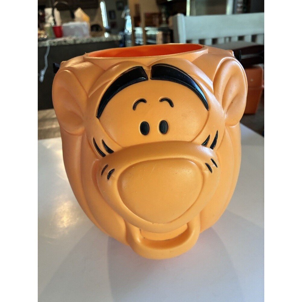 Vintage Tigger Blow Mold Halloween Candy Bucket-Winnie the Pooh